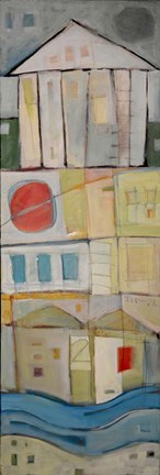 Framed Rowhouse 2 Print