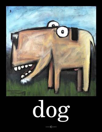 Framed Dog Poster 1 Print