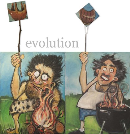 Framed Evolution Print