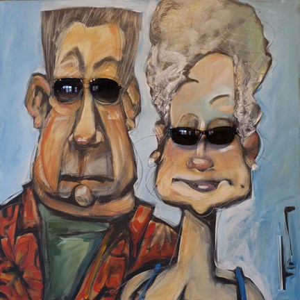 Framed Gundersons Take A Cruise Print