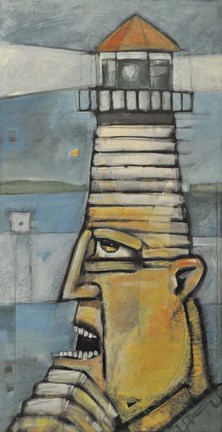 Framed Lighthouse Keeper Print