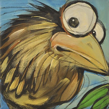 Framed Feather Bird 24 Print