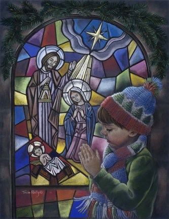 Framed First Prayers Print