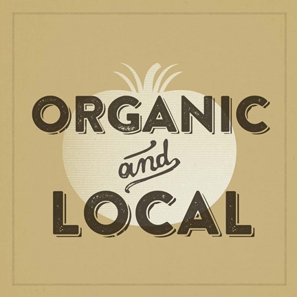 Framed Organic And Local II Print