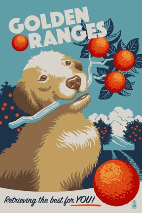 Framed Golden Ranges Print