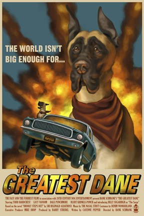 Framed Greatest Dane Print