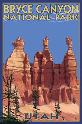 Framed Bryce Canyon - Summer Print