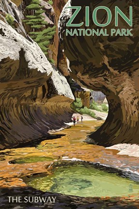 Framed Zion National Park 2 Print