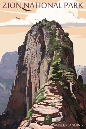 Framed Zion National Park 3 Print