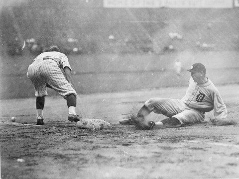 Framed Vintage Baseball 7 Print