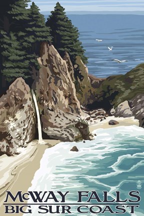 Framed McWay Falls Print