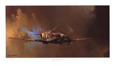 Framed Spitfire Print