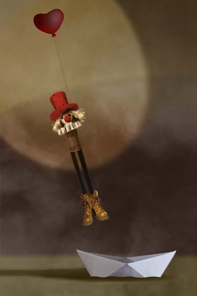 Framed Floating Away Print