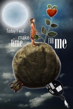 Framed Make Time Print