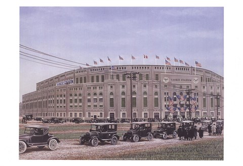 Framed Yankee Stadium Print