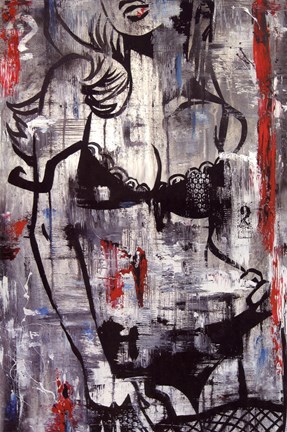 Framed Who The Heck is Alice Print