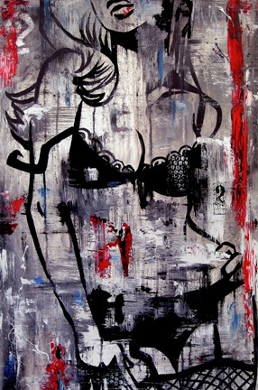 Framed Who The Heck is Alice Print