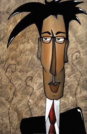 Framed Watch your Back Jack Print