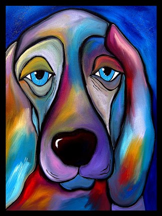 Framed Regal Beagle Print