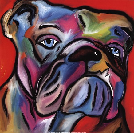 Framed That's Bull Print