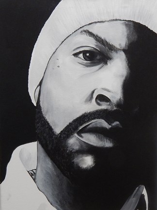 Framed Ice Cube Print