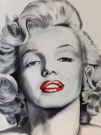 Framed Pin up Marilyn Print