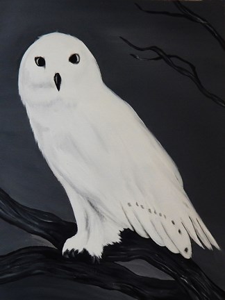 Framed Snowy Owl Print
