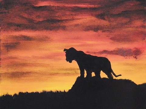 Framed Can't Wait to be King Print