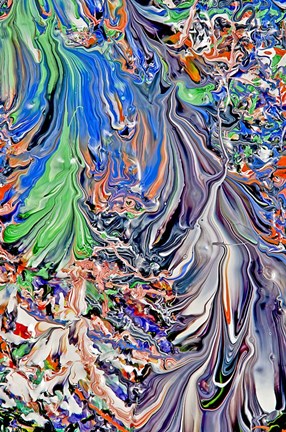 Framed Abstract 35 Print