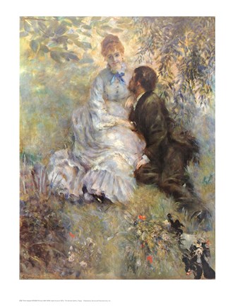 Framed Idylle (Lovers) Print