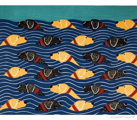 Framed Beach Cover Sheet Print