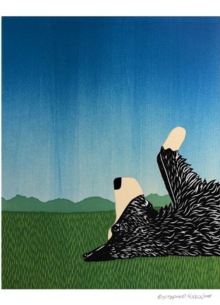 Framed Day Dreaming Bordor Print