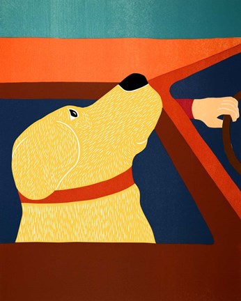 Framed Feeling Better Yellow Print