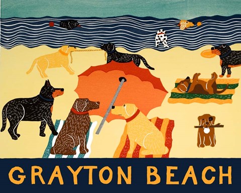 Framed Grayton Beach Print