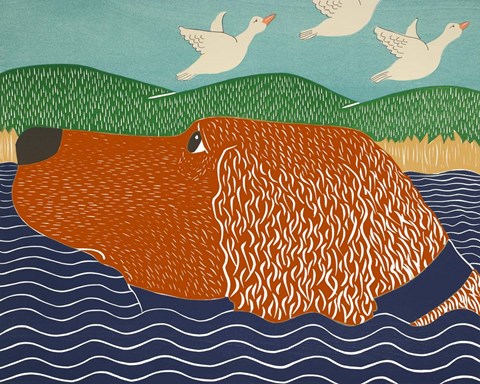 Framed Joy II Print Red Print