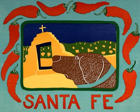 Framed Santa Fe Choc Print