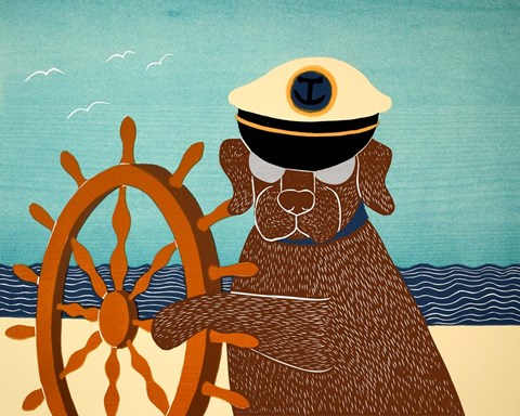 Framed Captain Choc Print