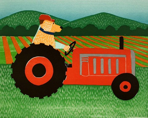 Framed Tractor Print
