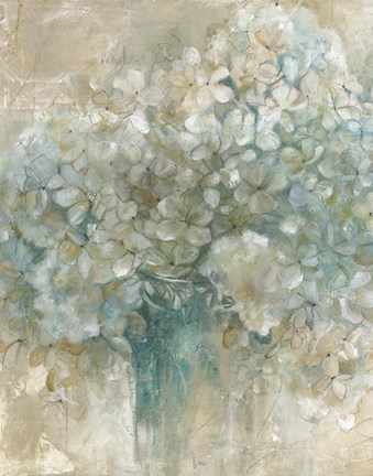 Framed Hydrangeas Print