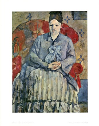 Framed Madame Cezanne (red chair) Print