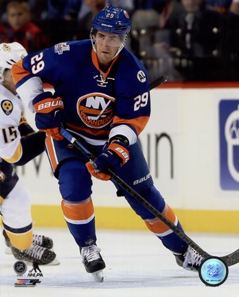 Framed Brock Nelson 2015-16 Action Print