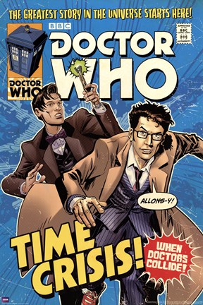 Framed Doctor Who - Time Crisis Comic Print