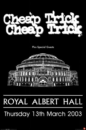 Framed Cheap Trick - Royal Albert Hall Print