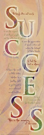 Framed Success Print