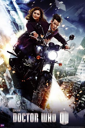 Framed Doctor Who - Bike Print