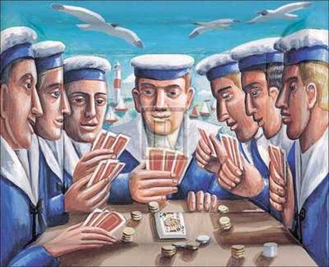 Framed Deck Hands (LE) Print