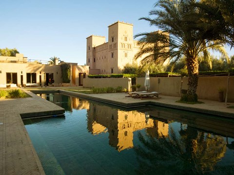Framed Dar Ahlam Kasbah a Relais and Chateaux Hotel, Souss-Massa-Draa, Morocco Print