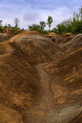 Framed Cheltenham Badlands in Caledon, Ontario, Canada Print