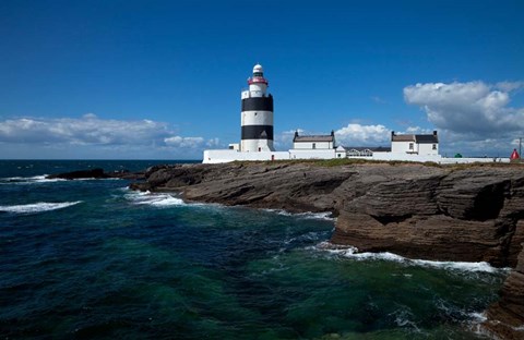Framed Hook Head Lighthouse, County Wexford, Ireland Print