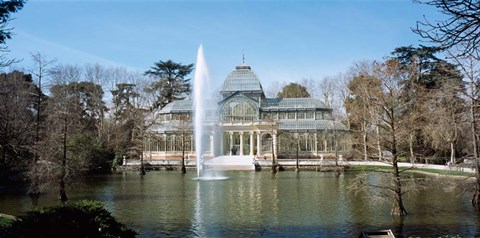 Framed Palacio De Cristal, Madrid, Spain Print